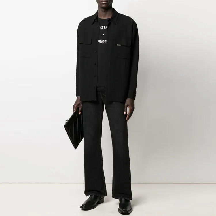 REPRESENT Shirts Men Black-4