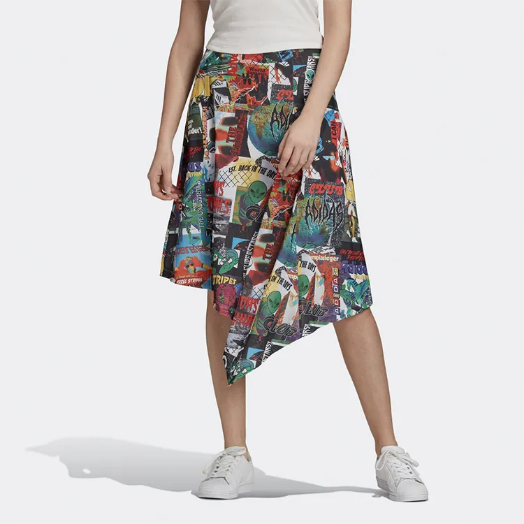 Adidas Originals Casual Long Skirts Women's Multicolor-2