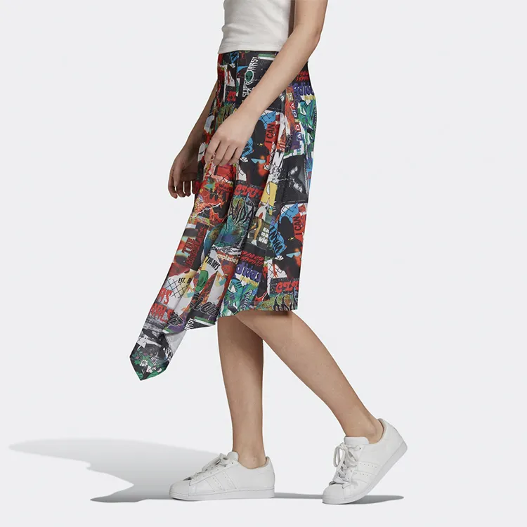Adidas Originals Casual Long Skirts Women's Multicolor-5