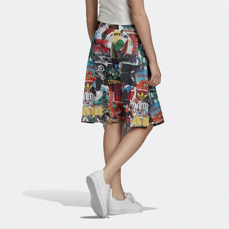 Adidas Originals Casual Long Skirts Women's Multicolor-3