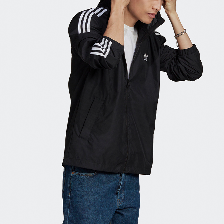 Adidas Originals 3-Stripes Jackets Men Black M - POIZON
