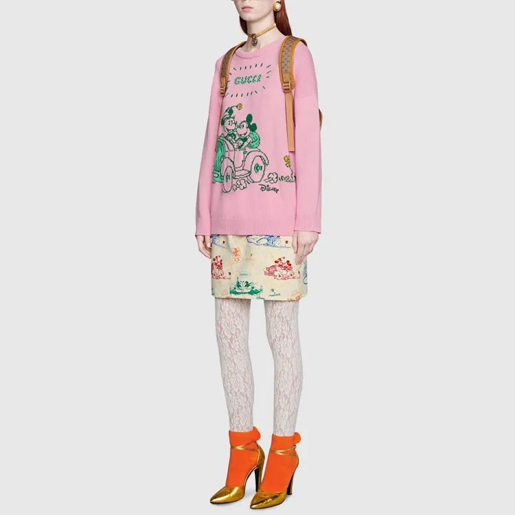 Disney X GUCCI Sweaters Women's Pink-2