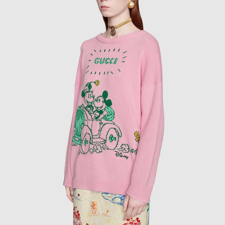 Disney X GUCCI Sweaters Women's Pink-5