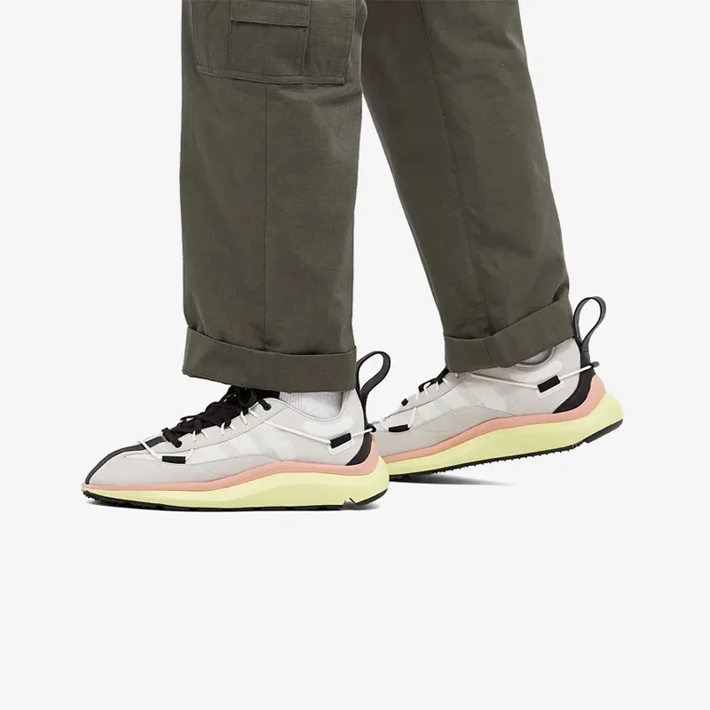 Adidas Y 3 Shiku Run Grey Hi Res Yellow-4