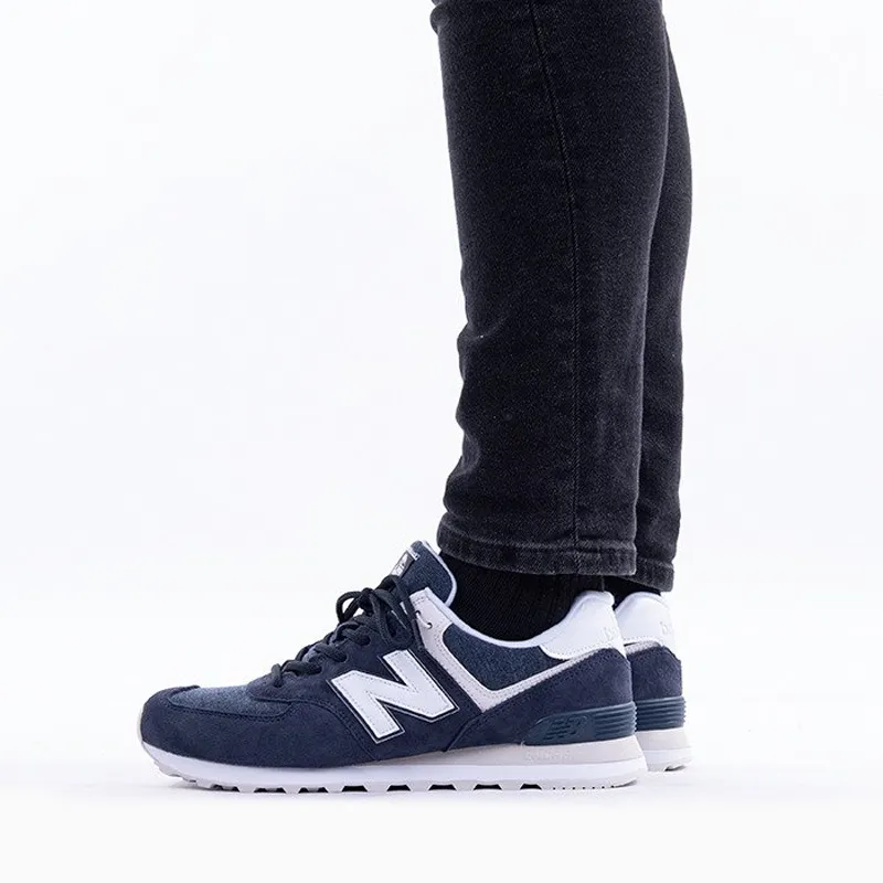 New Balance 574 Fleece Navy-4