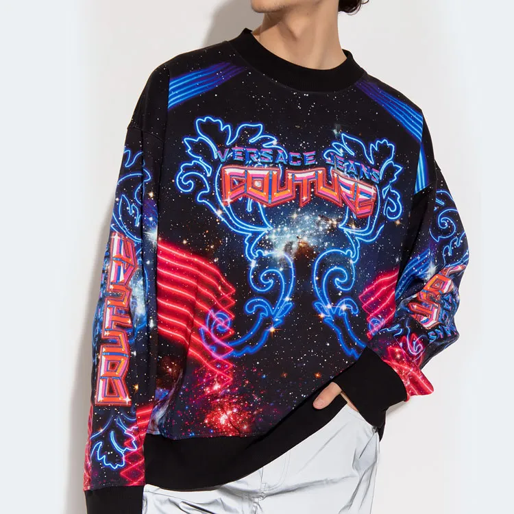 VERSACE JEANS COUTURE FW22 Sweatshirt Men's Black-8