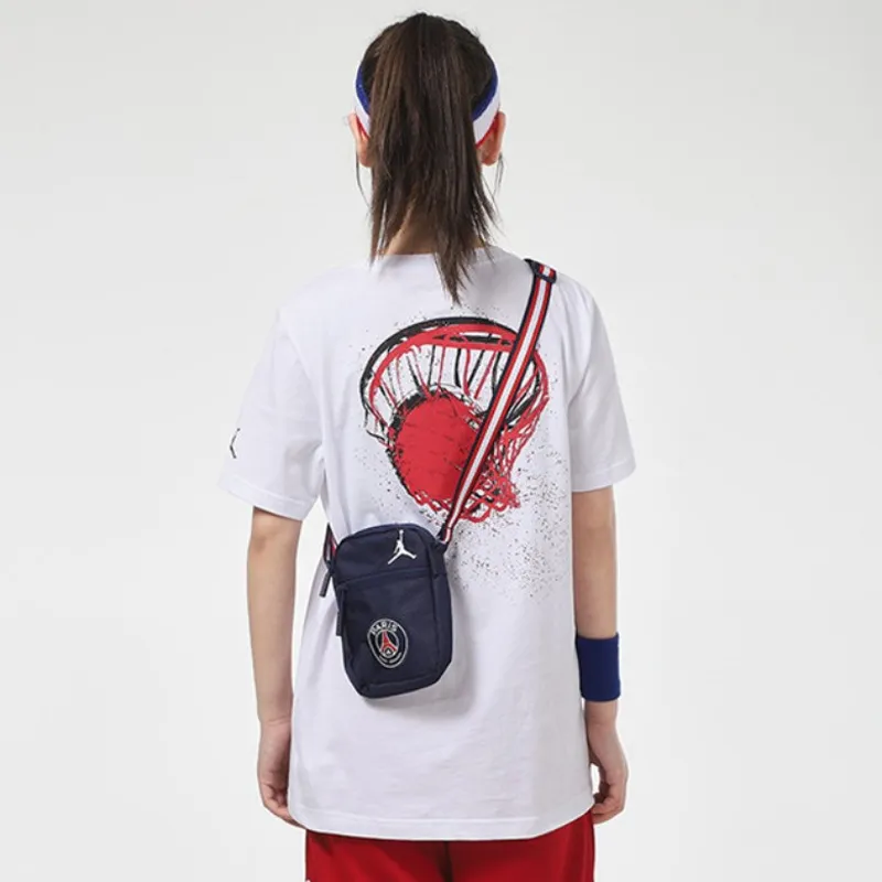 Jordan Polyester Crossbody Bag Regular Unisex Dark Navy Blue-2