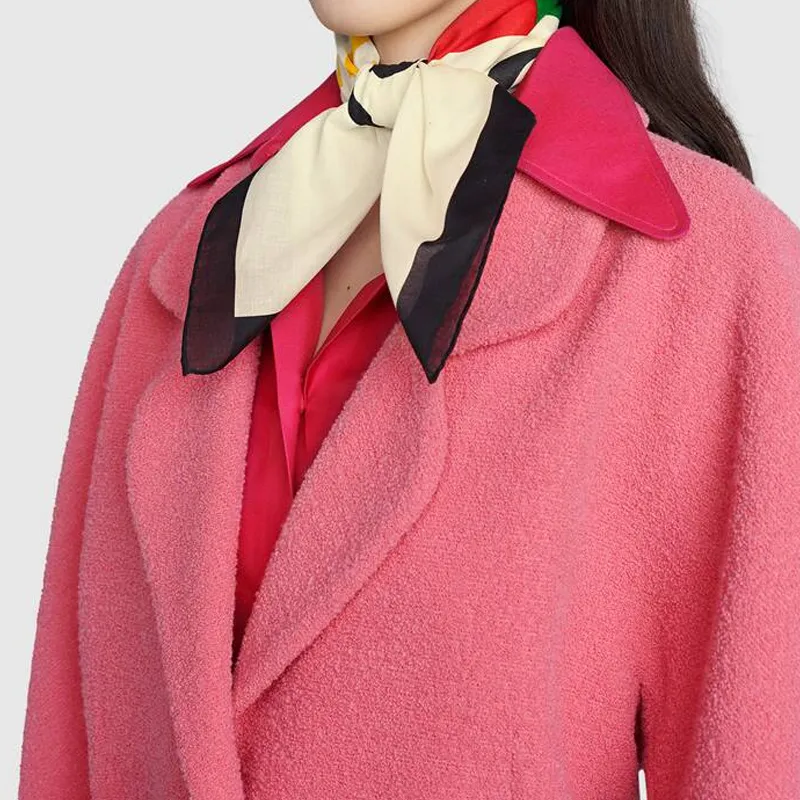 GUCCI Silk Scarves Women's Ivory-1