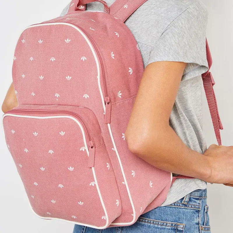 Adidas Originals Cotton Travel Bags Backpack Regular Women's Pink-1