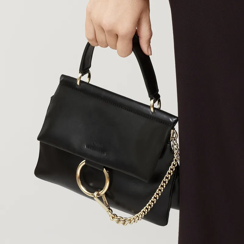 Chloé Small Faye Soft Top Handle Tote Bag-2