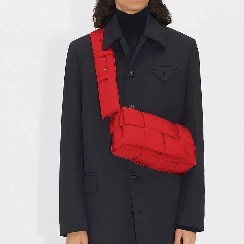 Bottega Veneta Padded Tech Cassette Tomato-4