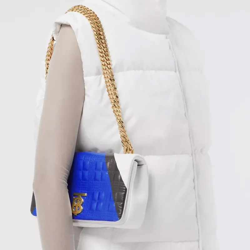 Burberry Lola Bag Quilting Lambskin Shoulder Bag, Crossbody Bag Small Size Women's-4