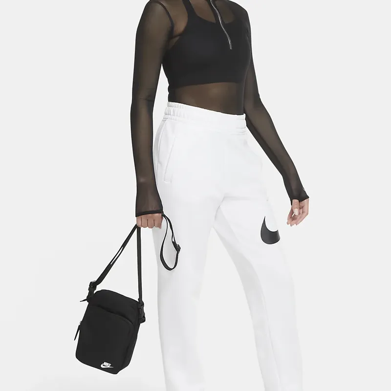Nike Polyester Shoulder Bag Crossbody Bag Unisex Black-5