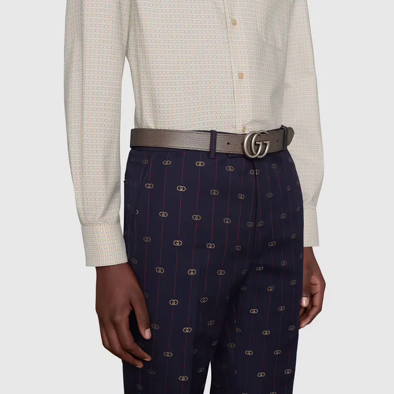 GUCCI Gg Marmont Reversible Belt-4