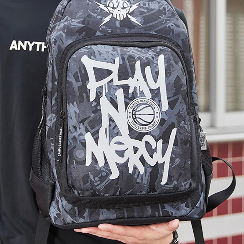 LiNing Polyester Backpack Regular Unisex Black-2