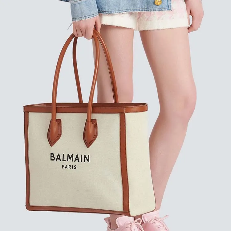 BALMAIN B-Army Shopper Tote Bag-3