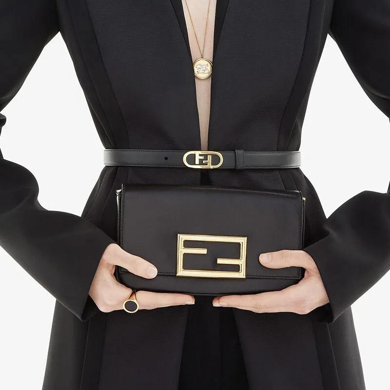 FENDI Ff Logo Buckle Belt-1