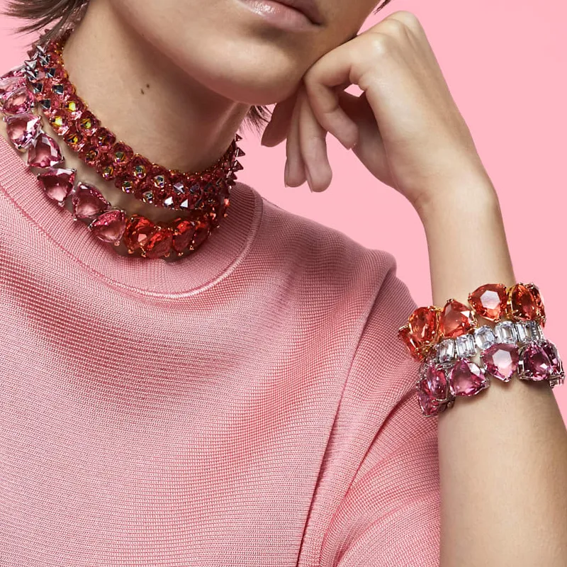 Swarovski Millenia Bracelets Women's Pink-3