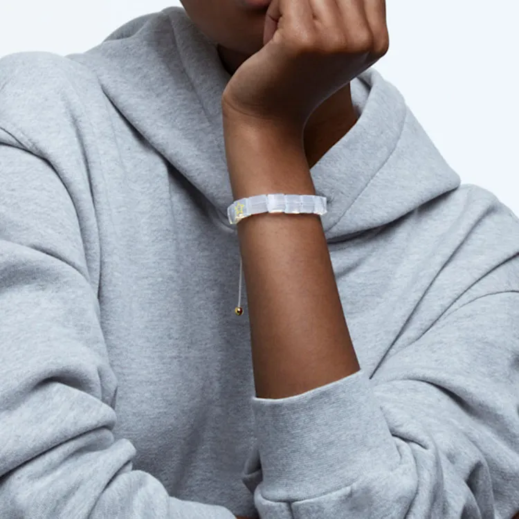 Swarovski Element Bracelets Women's White-1