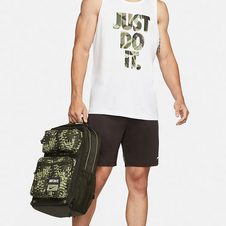 Nike Polyester Backpack Regular Unisex Green-6