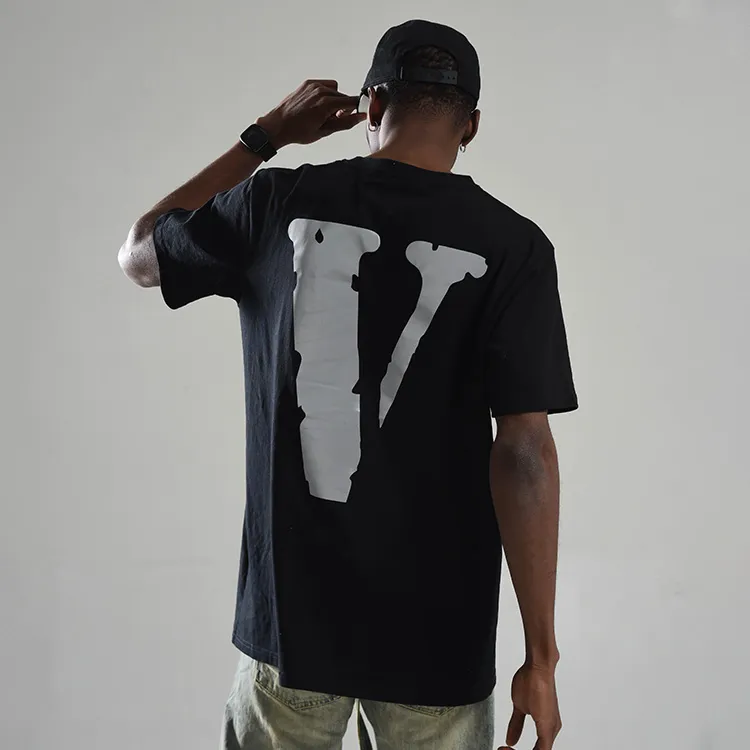 VLONE T Shirt Unisex Black Gray-8