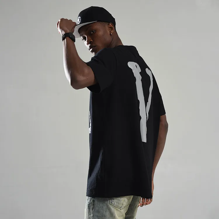 VLONE T Shirt Unisex Black Gray-11