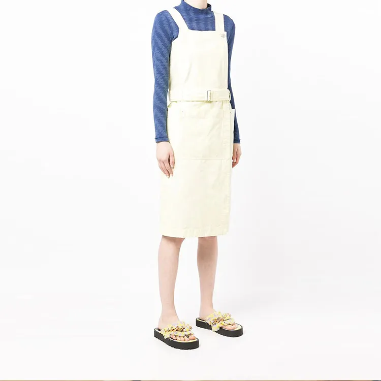 KENZO Belted Denim Midi Dress-3
