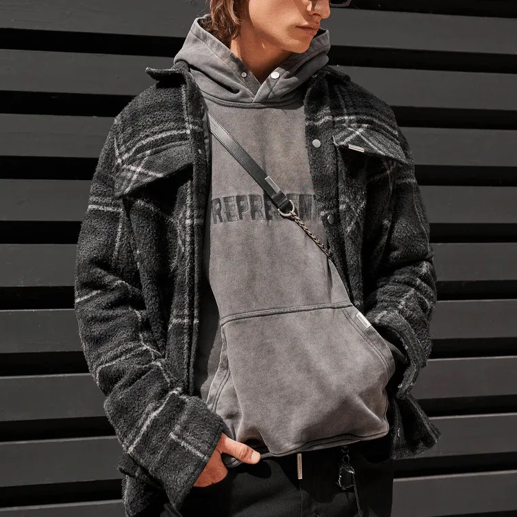 REPRESENT Jackets Men Black-2