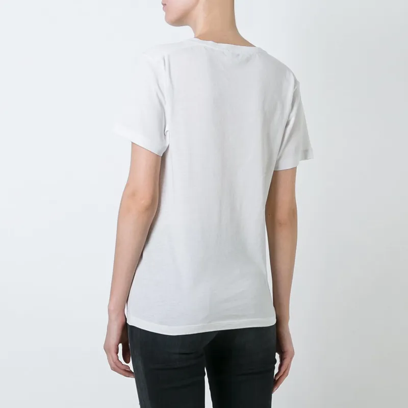 SAINT LAURENT SS22 T Shirt Women's White-2