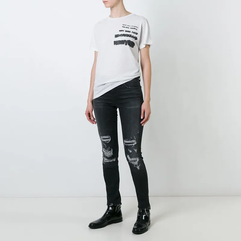 SAINT LAURENT SS22 T Shirt Women's White-3