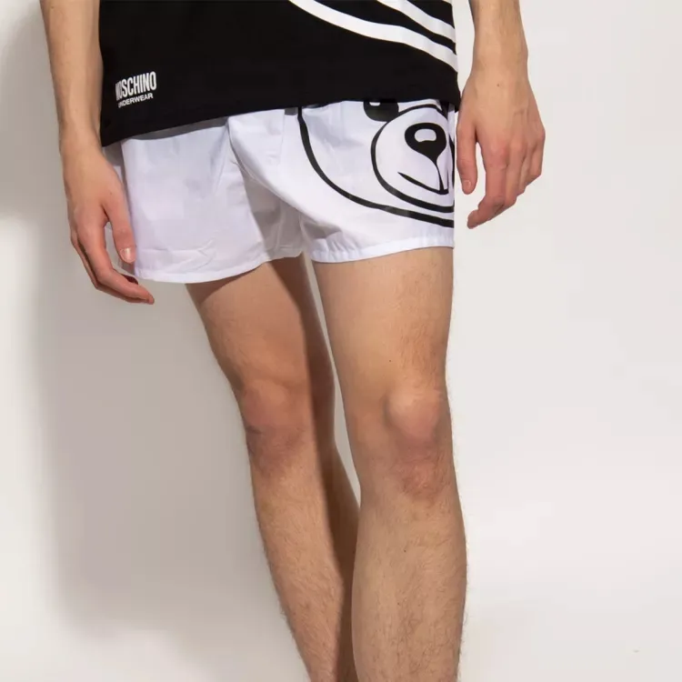 MOSCHINO Casual Shorts Men White-1