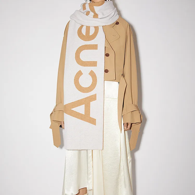 Acne Studios Shawls Unisex Beige-2
