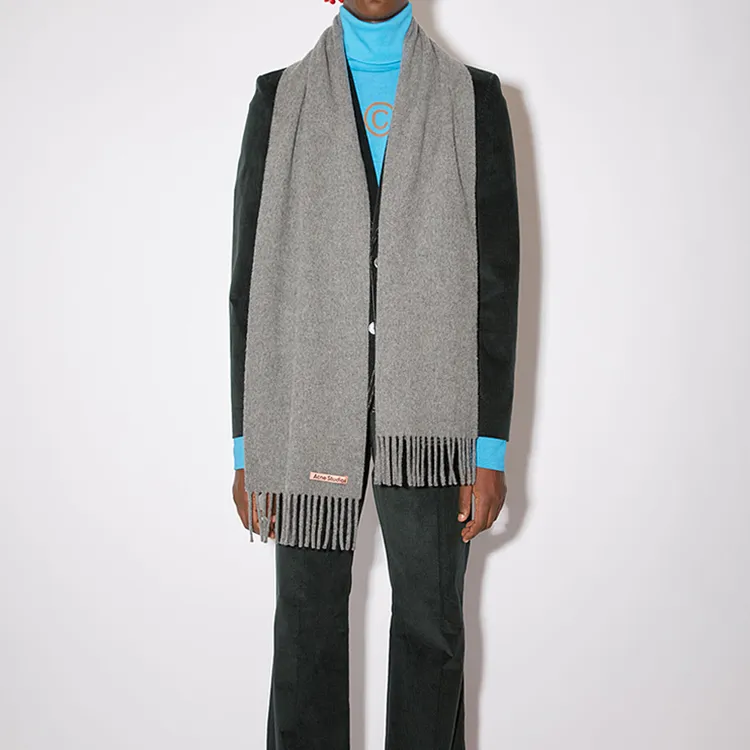 Acne Studios Fringed Wool Scarf-2