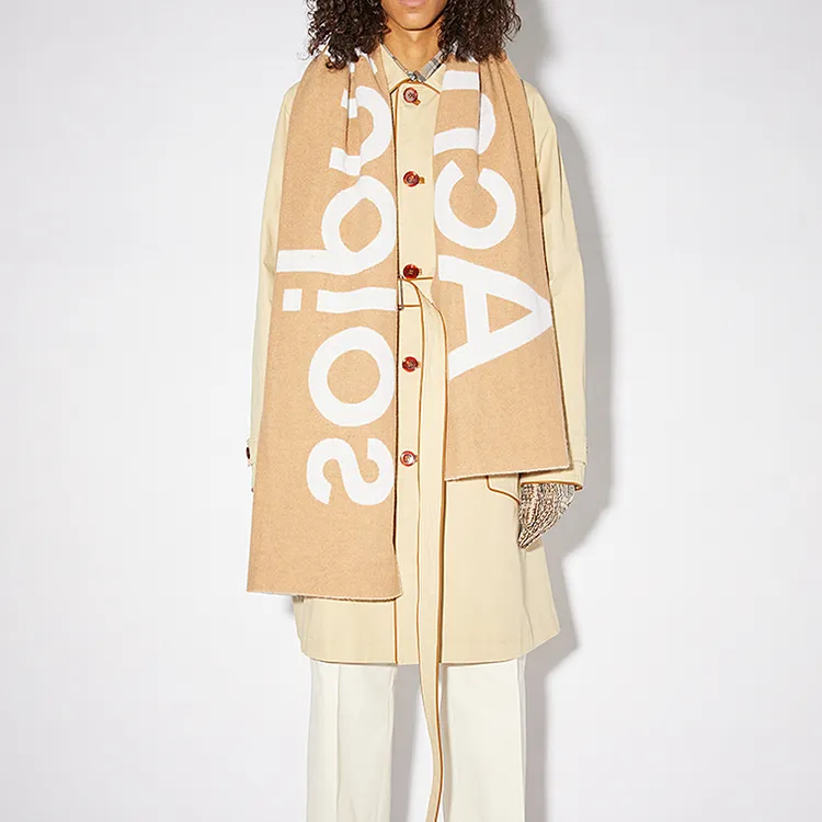 Acne Studios Shawls Unisex Beige-1