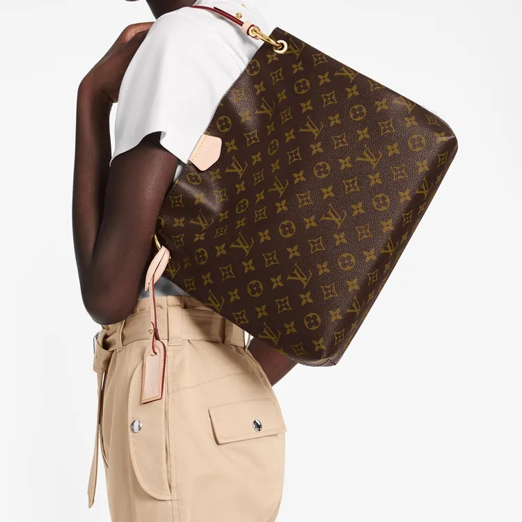LOUIS VUITTON Tote Graceful Monogram Pm Pivoine-6