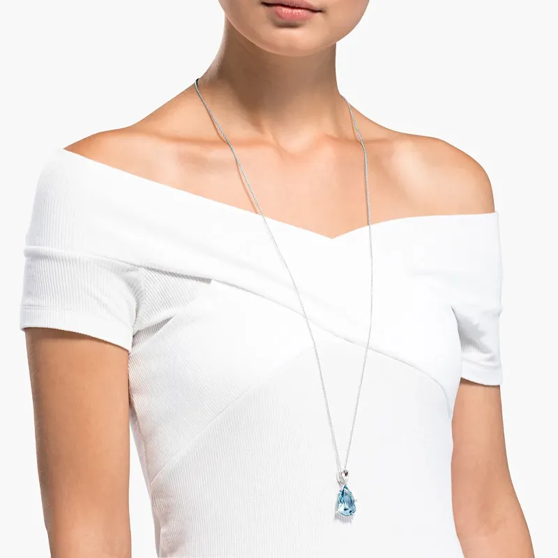 Swarovski Sunny Necklaces Women's Green-3