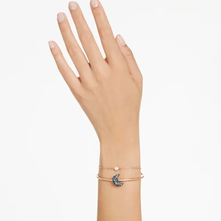 Swarovski Enamel Bangles Women's Rose Gold-3