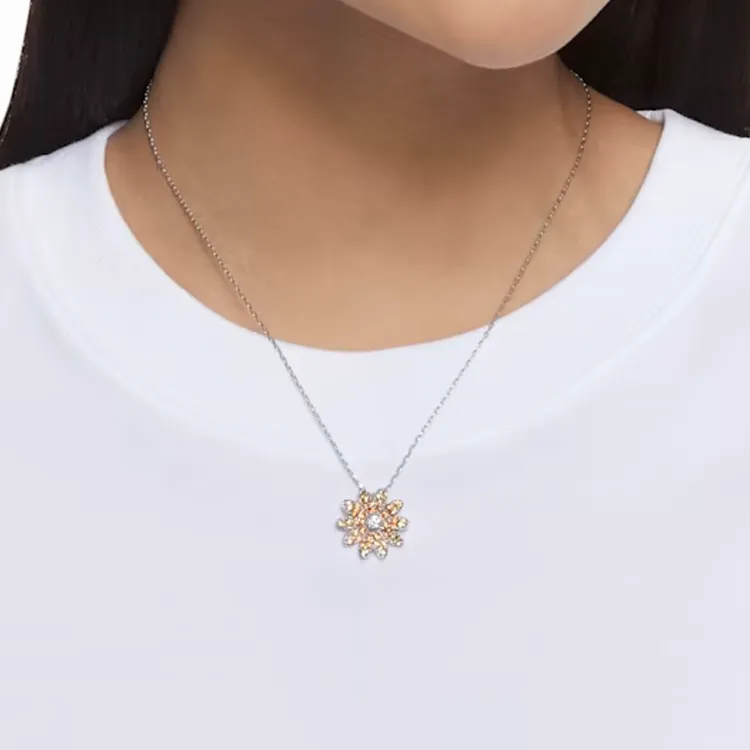 Swarovski Eternal Flower Necklaces Women's-4