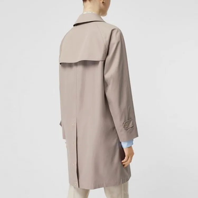 Burberry Trench Coat Women's Light Apricot-4