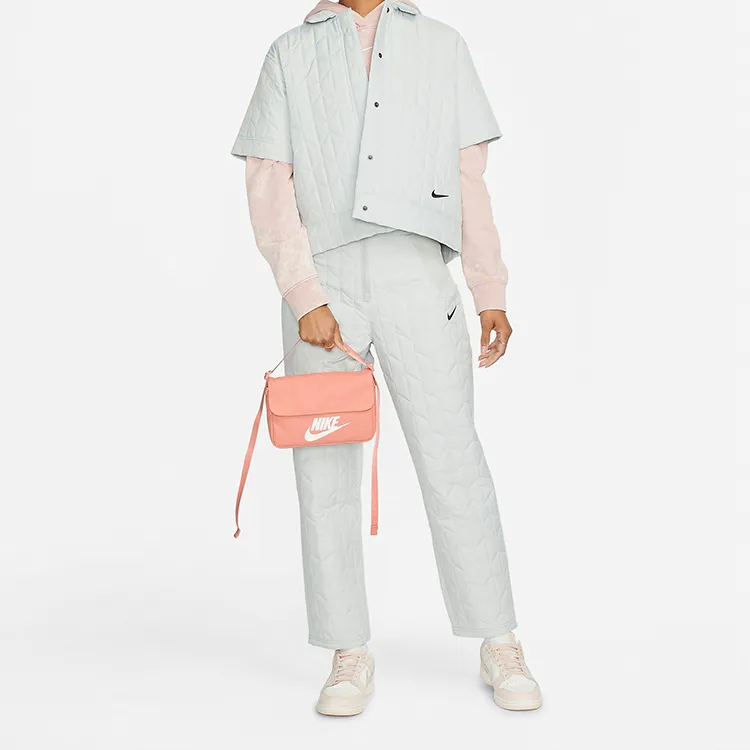 Nike Polyester Shoulder Bag Crossbody Bag Regular Women's Light Wisteria Root Umber-4