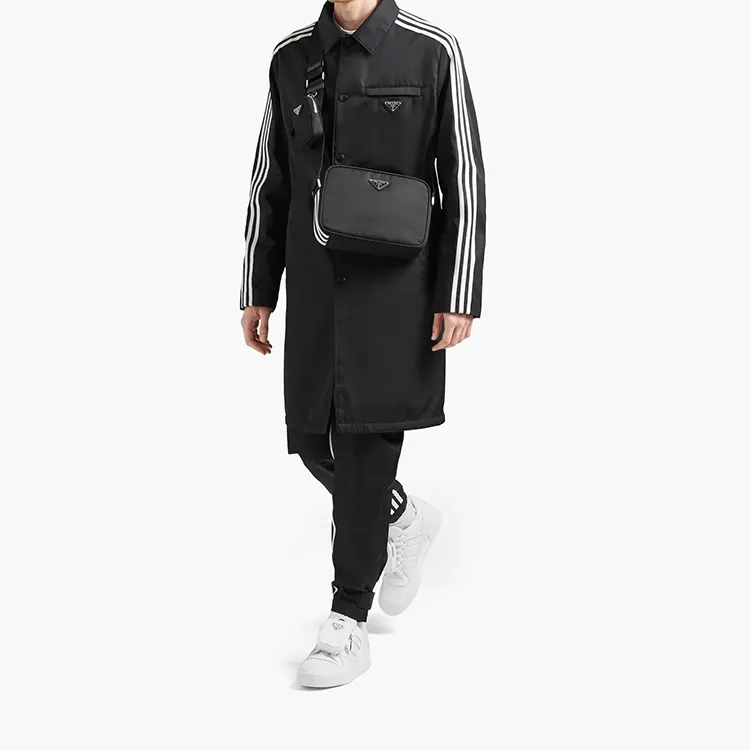 PRADA Adidas Re Nylon Shoulder Bag Black-4