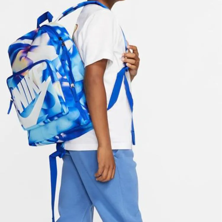 Nike Polyester Backpack Regular Men's Blue-1