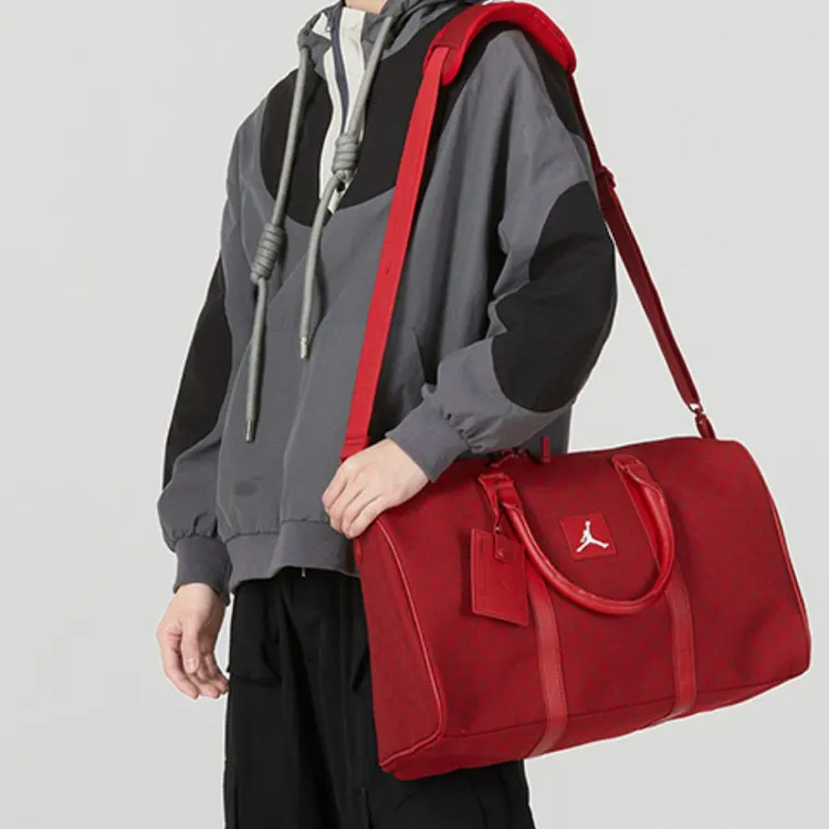 Jordan Polyester Luggage Bag Sports Bag Gym Bag Unisex China Red, Year Of The Dragon Red-3