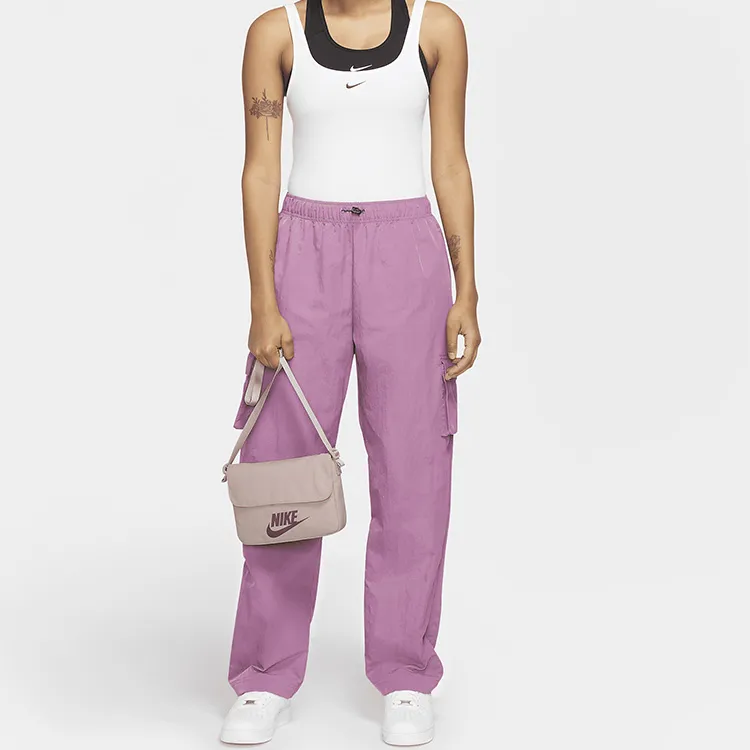 Nike Sportswear Polyester Small Square Bag Shoulder Bag, Crossbody Bag Regular Women's Ecru-5