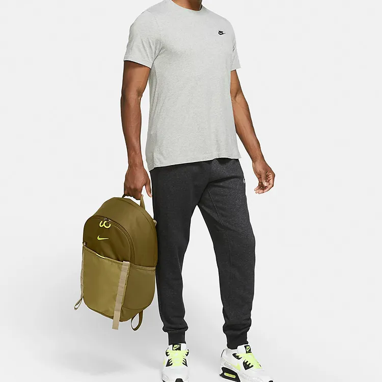 Nike Fabric Backpack Regular Unisex Olive Green-5