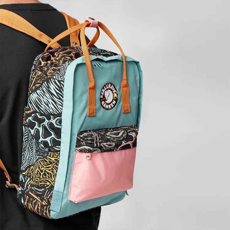 Fjallraven Polyester Backpack Regular Unisex Cyan-5