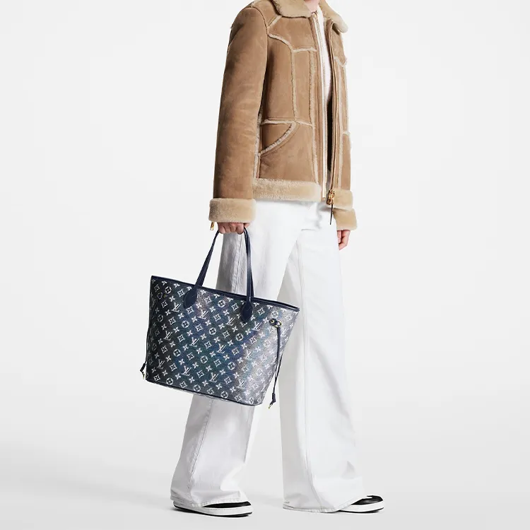 LOUIS VUITTON Neverfull Mm Monoglam-9