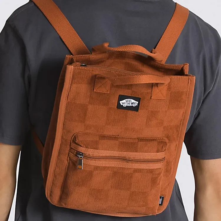 Vans Cotton Backpack Women's Orange-4