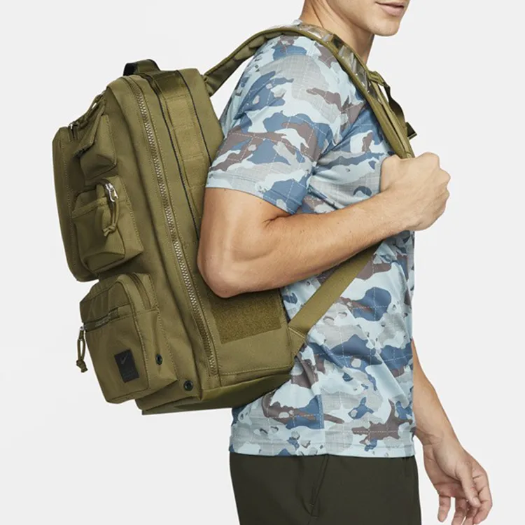 Nike Fabric Backpack Unisex Brown-5