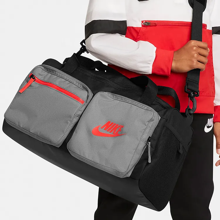 Nike Fabric One Shoulder Crossbody Handbag, Travel Bag Regular Men's Black-1